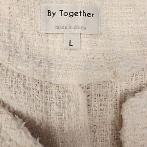 By Together Cream Textured Sweater